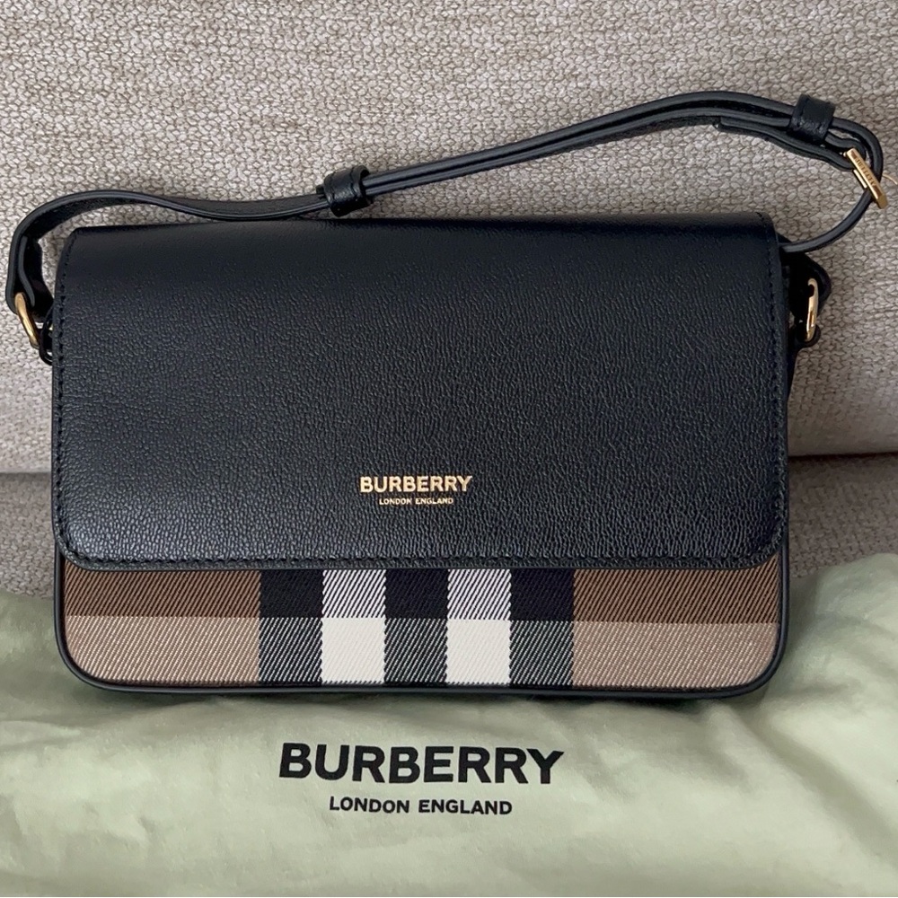 Burberry check crossbody bag
